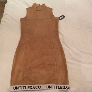 Suede Dress for party